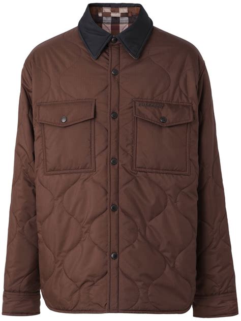 burberry overshirt|burberry truffle brown reversible overshirt.